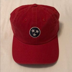 Red Volunteer Traditions Hat w/ Navy TN 3 Star NWT